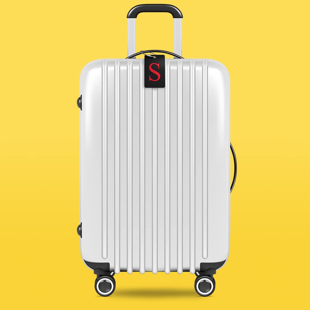 Amazon.com | Shacke Luggage Tag Initial - Fully Bendable Tag w